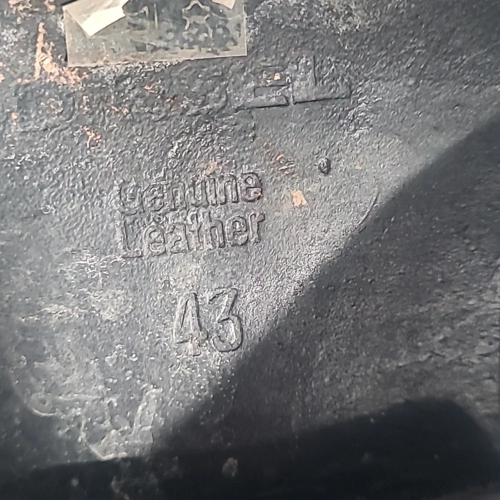 Diesel black leather combat boots outside zip lace mohawk. - Picture 3 of 6